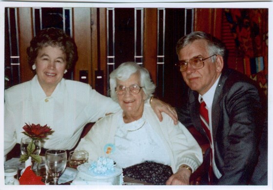 Mom and Dad with Nana