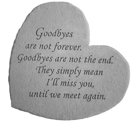 no goodbyes