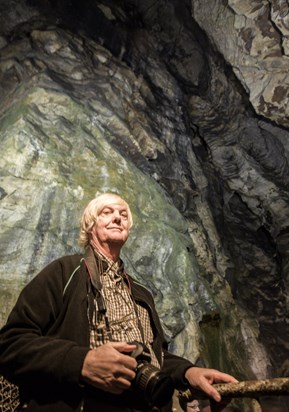 Richard in the Blue John Cavern, Derbyshire