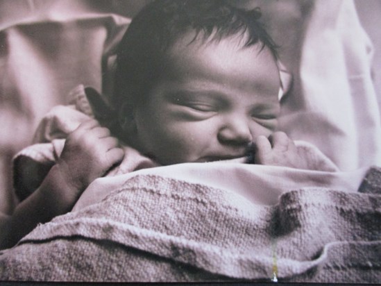 Newly born, the Rosie Maternity Hospital, Cambridge  Feb 1997