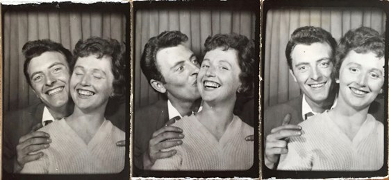 A photo booth in Margate in the late '50's...