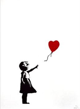 'when the time come to leave, just walk away quietly and don't make any fuss' banksy