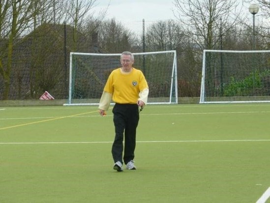 2016-2017 Mike umpiring at Cressex Astro for Wycombe Hockey Club