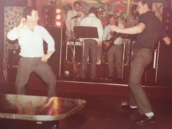 He had the MOVES..!! Baz loving life, as he always did..!! 