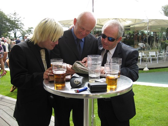 Studying the form at Goodwood..! 