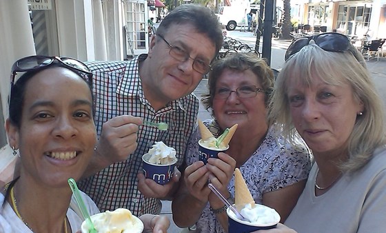 Mum, Ann, Richard and Michelle in Miami 2014