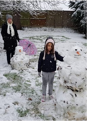 Snowmen with Granny