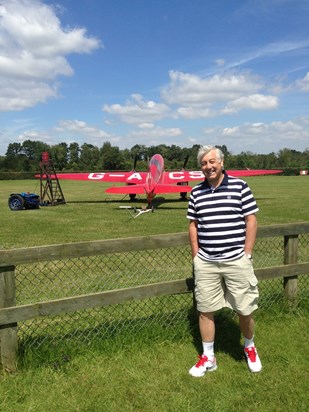 Checking out Black Magic's airworthy sister plane Grosvenor House at Shuttleworth