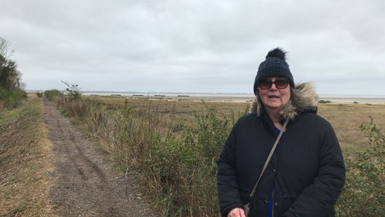 A winters walk on Essex Coast