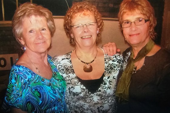 Ann, Maureen and Margaret. Old school chums. 