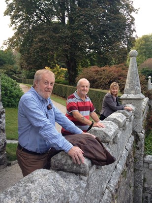 Peter with Ken and Freda in Cornwall