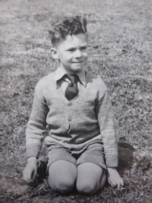 John aged 7 in 1949