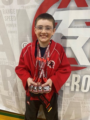 He won 4 bronze medals @ Districts 2023