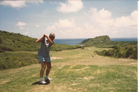 Golfing in Antigua