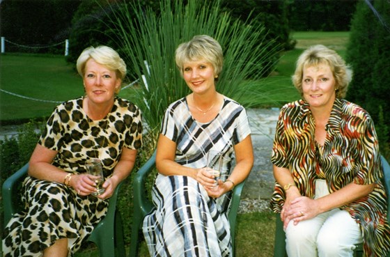 End of a busy golfing day -  Ann, Barbara and Sue.