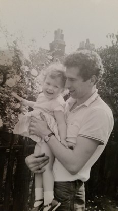 My favourite photo of me and Dad. Julie xx