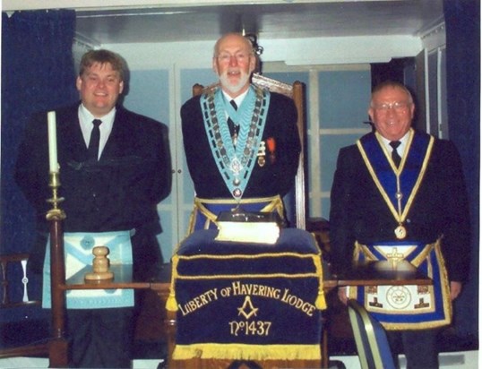 Brian's Installation at Liberty of Havering 1437. 2001 with Gavin Procter & John Santry