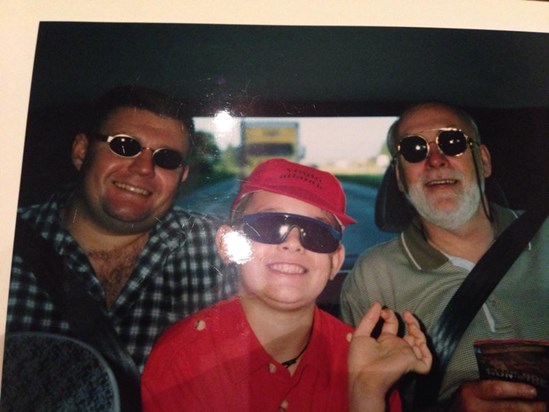 Paul Callum and Dad Florida 1997