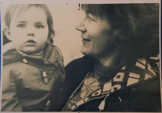 Anne with Mel, love this photo of me and mum xx