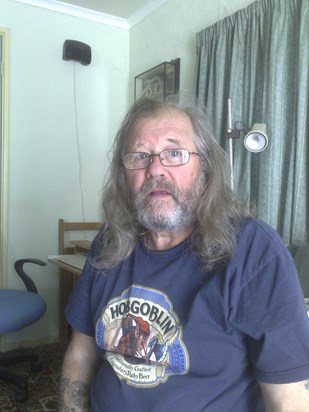 Dad at home in Halfway in 2009