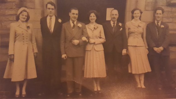 Tony at his sister Barbara's wedding