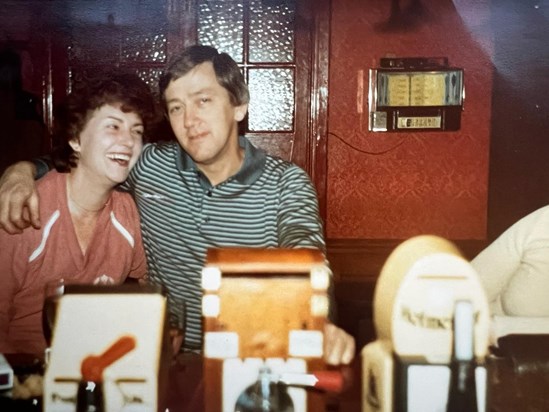 Mum and dad in The Bell pub