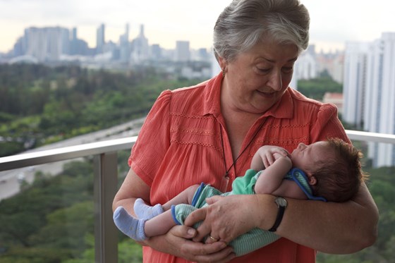 And now a Grandma - in Singapore