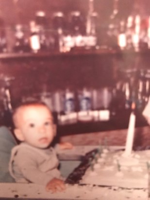 Darrell's 1st birthday 1966