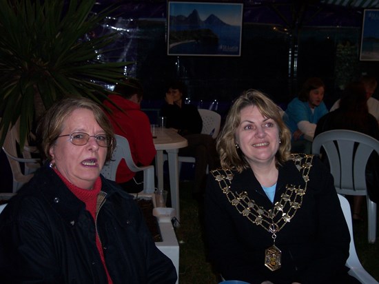At Abbeyfest with the Mayor of Merton