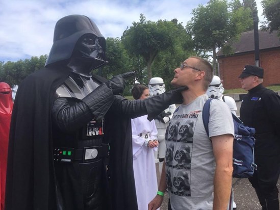 In trouble with Darth!