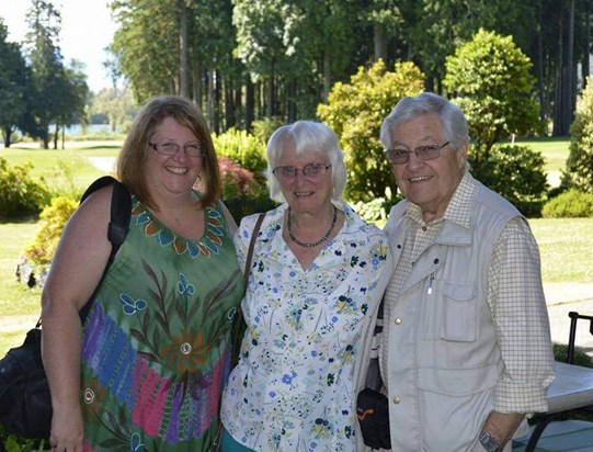 Catherine, June and Trevor