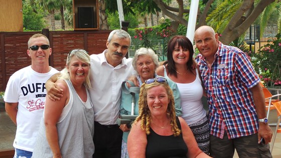 Mum's last holiday in Gran Canaria, she was loved by everyone who met her xx