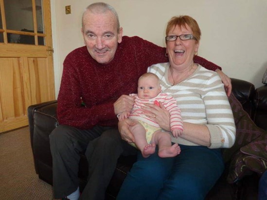 Dad and Mum with Lottie