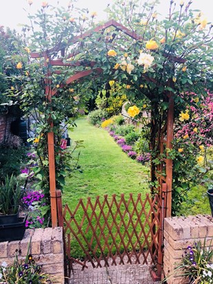 Mum's garden, June 2019