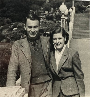 David and Joan early 1950s