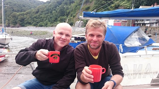 Tim and Rod at Clovelly