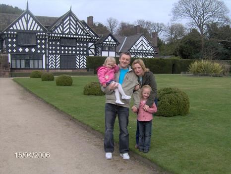 family pic in Speke Hall