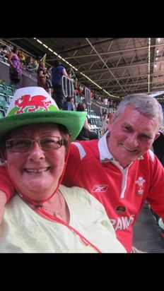 Mammy and daddy loved their days out to watch Wales play in the Millennium Stadium