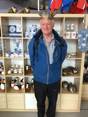 Mike exploring his Viking heritage in Shetland