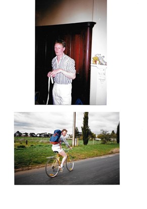 1987 Nice boy in Adelaide and cycling in the Barossa valley