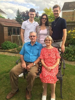88th Birthday with Vivienne, Finlay and Jude