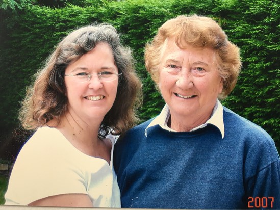 Margaret and Elizabeth in 2007