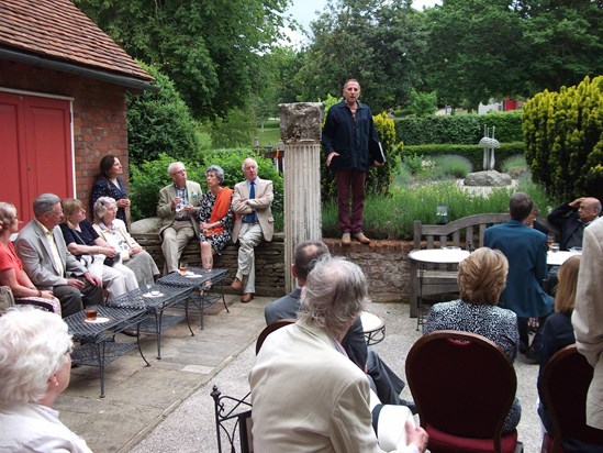 This is Paul talking about the sculpture in the garden at Christchurch Mansion.  His knowledge and enthusiasm for the Mansion and collections is greatly missed.  