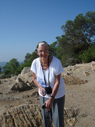 Mother with us in Spain, 2010