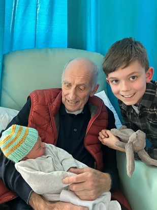 Proud grandfather