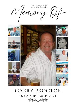 Always with us wherever we are Garry luv as always