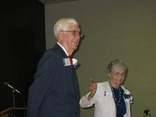 Bob and Lois at 2009 reunion