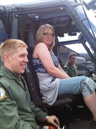 Kayleighs mom and the helicopter pilots x
