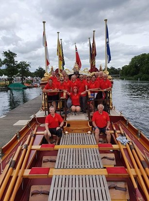 ROBIN as Stroke On Gloriana at Henley 23rd March 2021