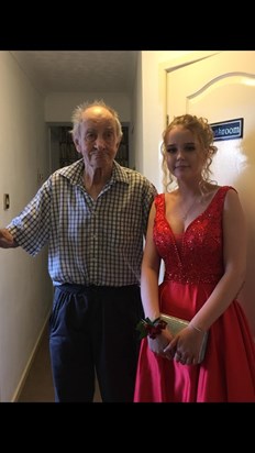 Grandad and Meghan - Prom
